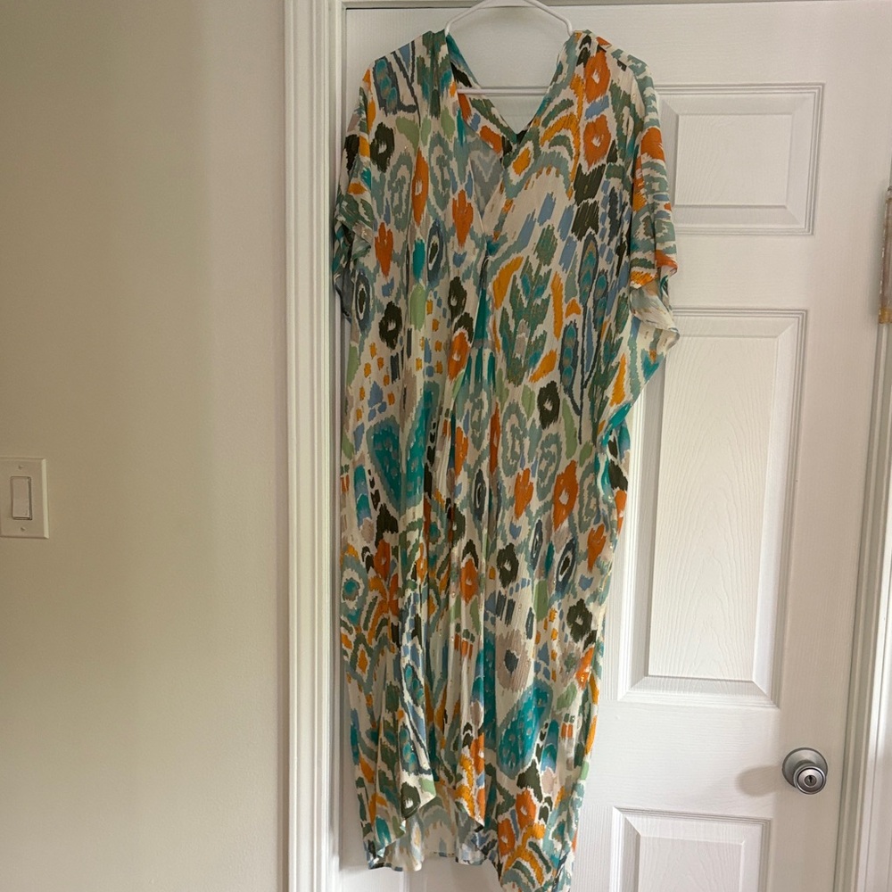 Zara Colorful Floral Maxi Dress